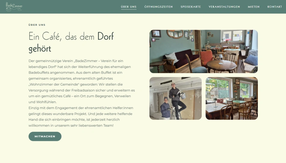 screenshot Badezimmer Webseite